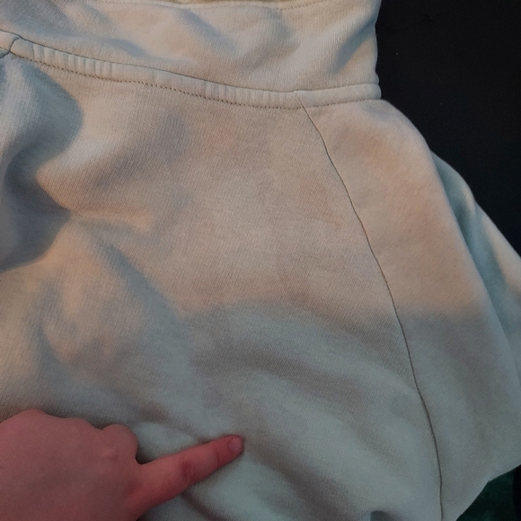 Nike Pullover Sweatshirt Womens Size Large Blue Long Sleeve 1/2 Zip Cowl Neck - Picture 11 of 16